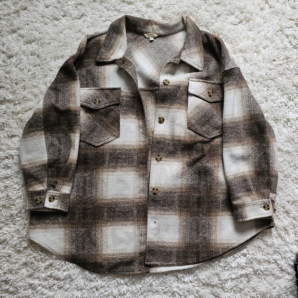 Plaid jacket women's